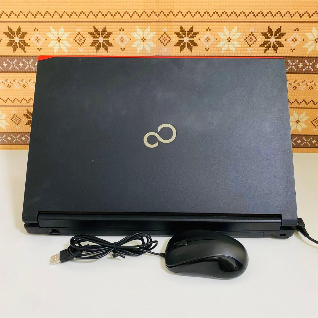 Y13 Fujitsuノートパソコンi5メモリ8G高速Windows11オフィス