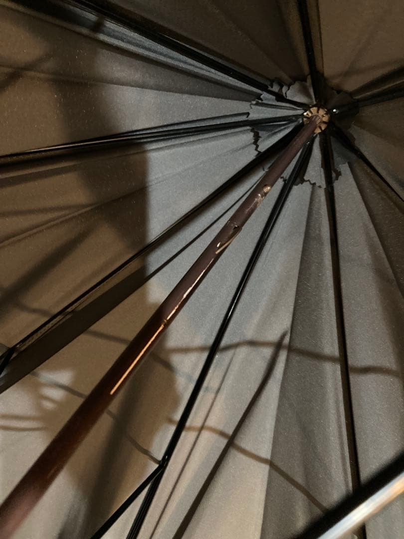 フォックスアンブレラズ メンズ高級傘 ダークグレー 美品