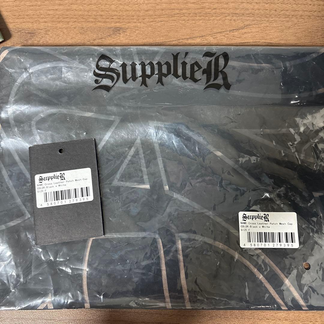 SUPPLIER /サプライヤー　メッシュキャップ　ブラック