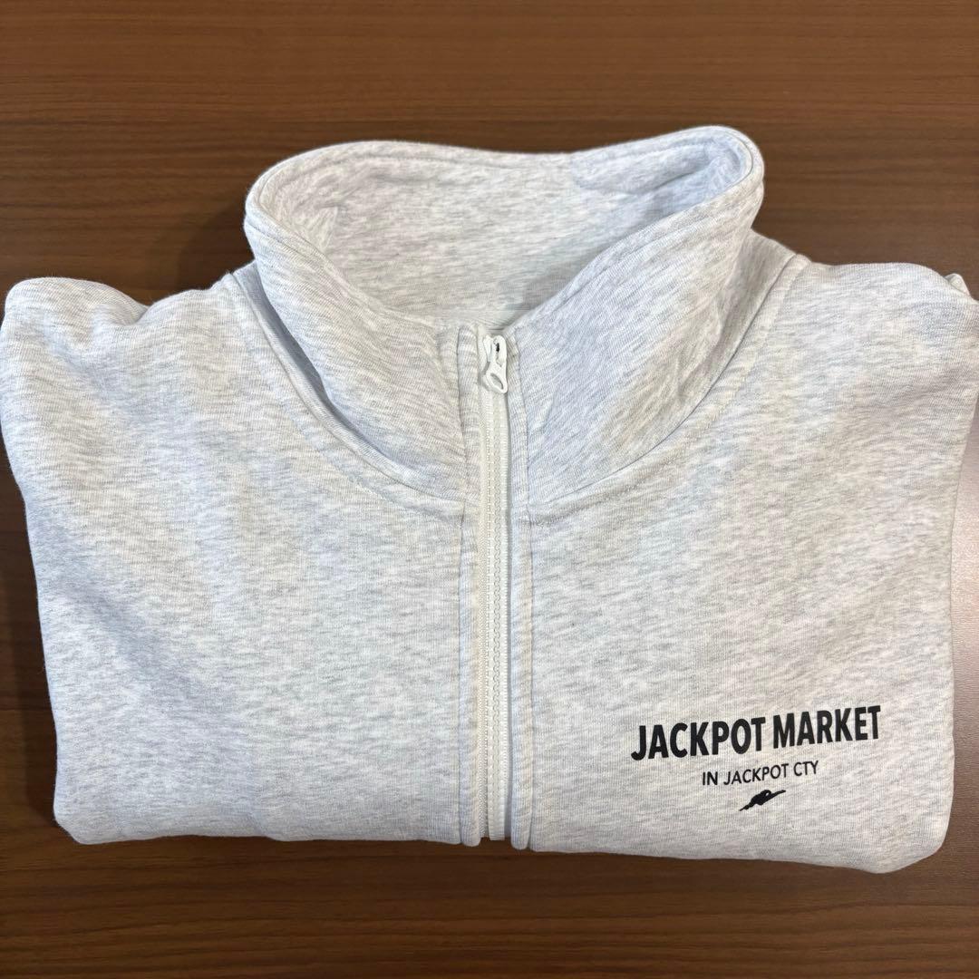 JACKPOT.MARKET ジップジャケット　アッシュグレー　XL 極美品