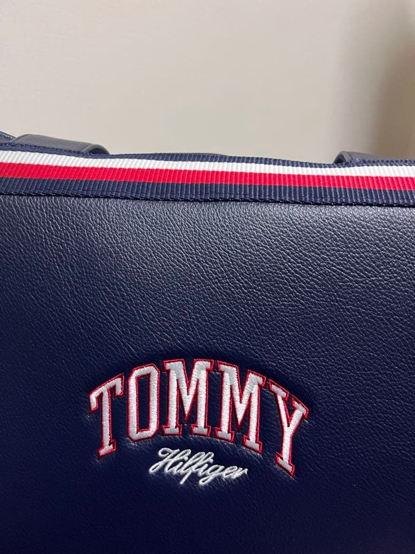 トミーフィルフィガー　トートバッグ　GOLF ゴルフ　バッグ　ネイビー　トート
