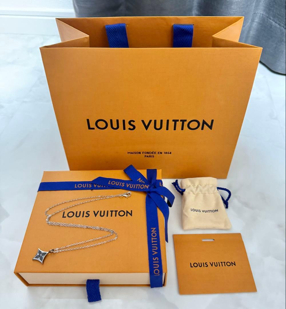 極美品✨ louis vuitton ネックレス モノグラム柄 ♦︎ 付属品込み