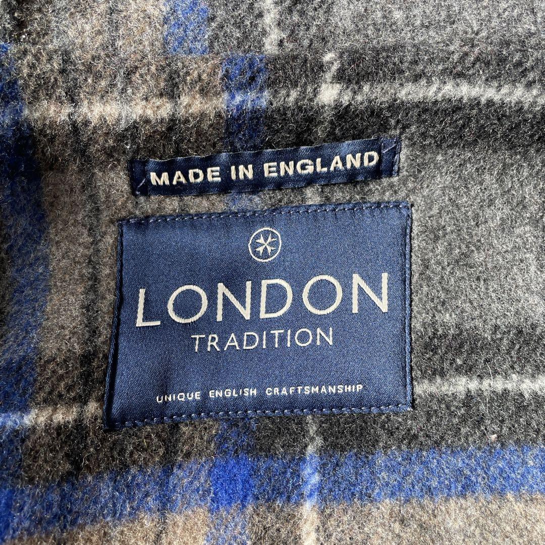美品　現行　ロンドントラディション　ダッフルコート　グレー　40