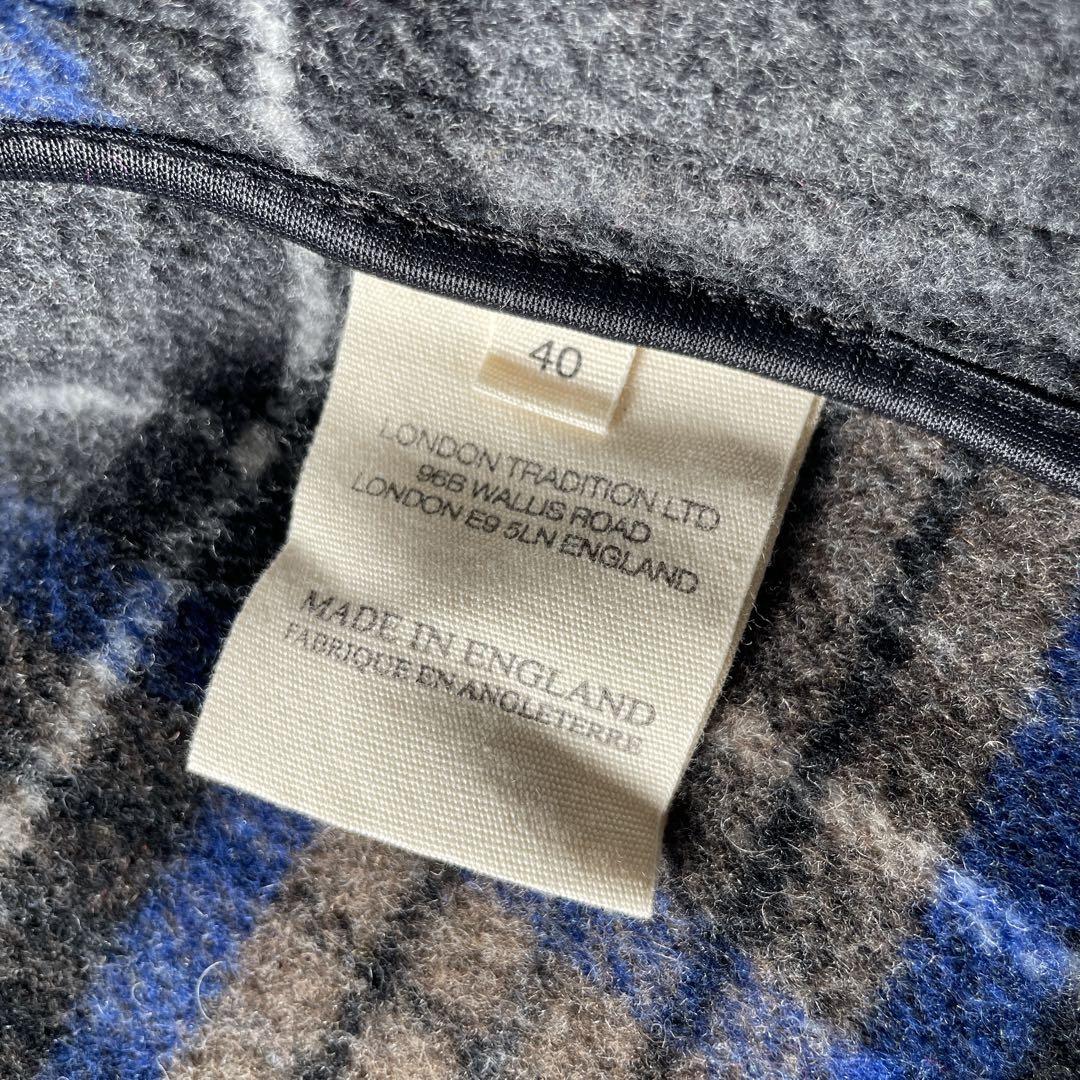 美品　現行　ロンドントラディション　ダッフルコート　グレー　40
