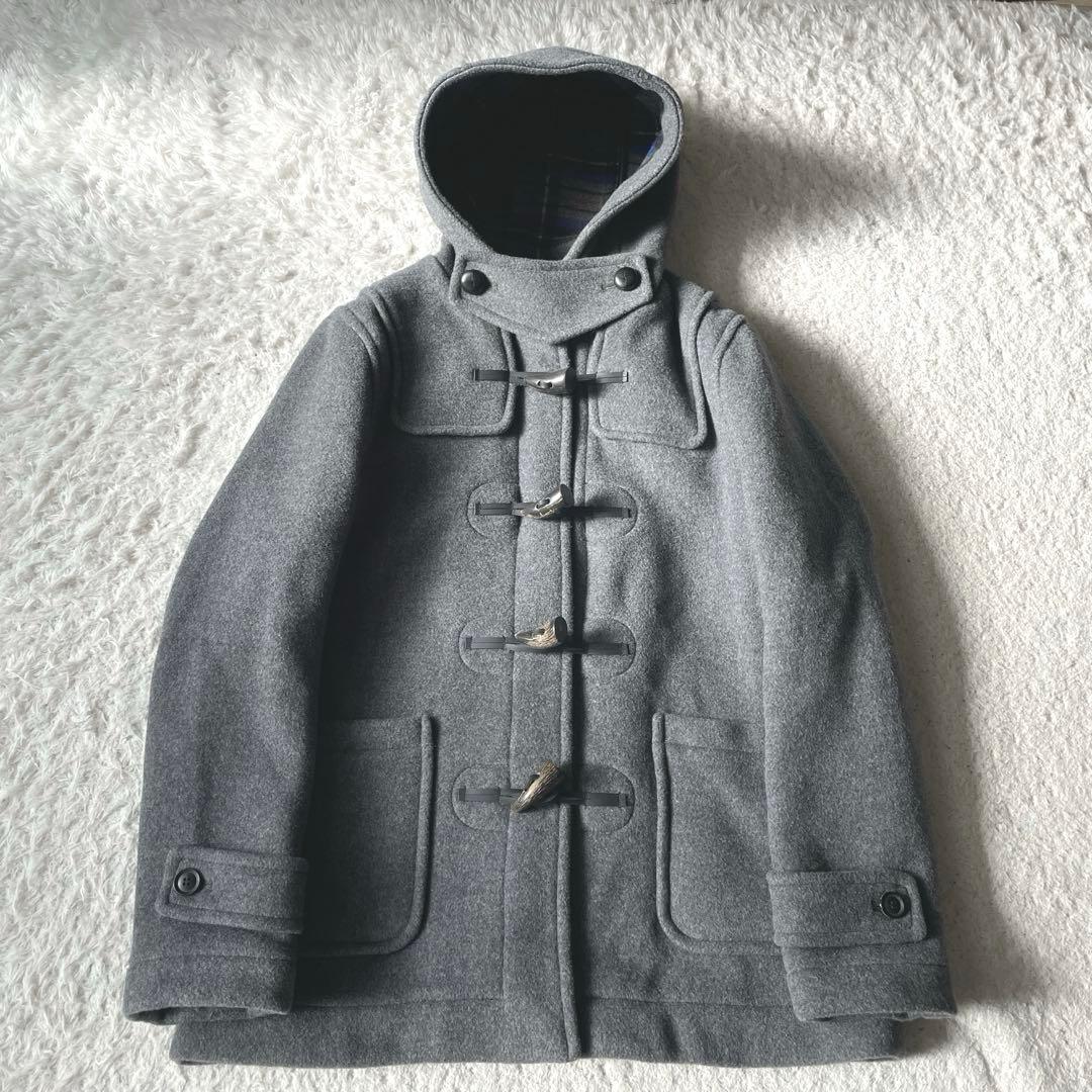 美品　現行　ロンドントラディション　ダッフルコート　グレー　40