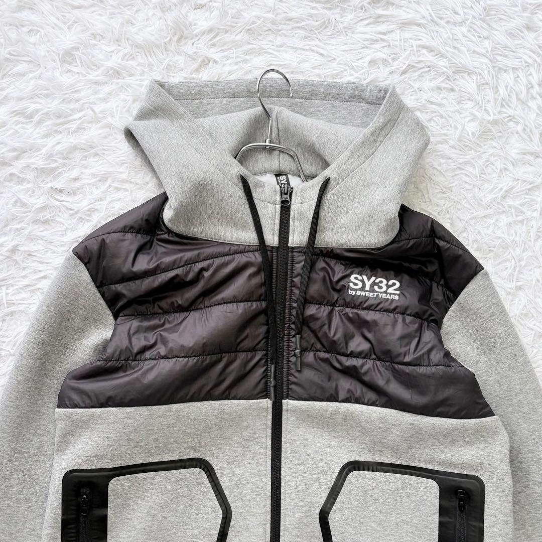 極美品✨SY32 by SWEET YEARS ダウルニットジップフーディー L