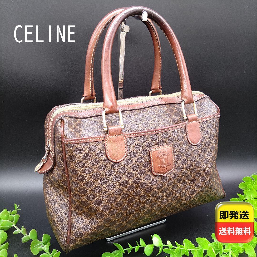 CELINE M06 ミニボストンバッグ マカダム ハンドバック セリーヌ