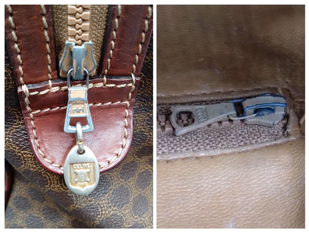 CELINE M06 ミニボストンバッグ マカダム ハンドバック セリーヌ