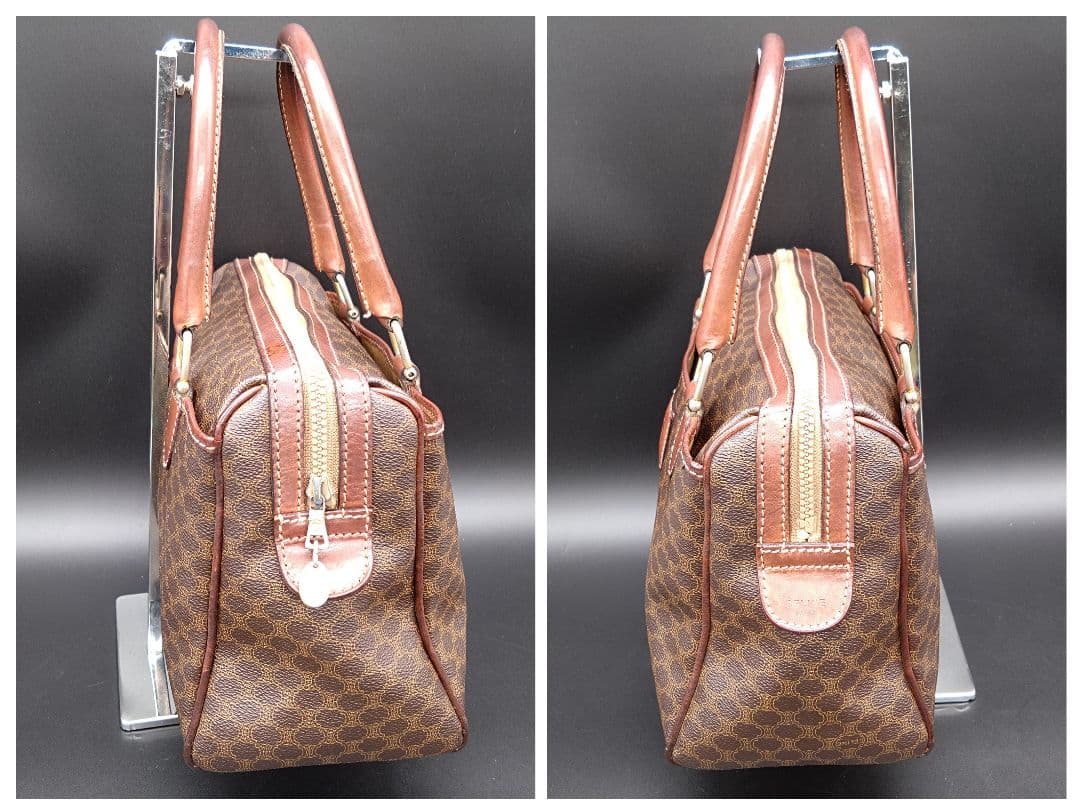 CELINE M06 ミニボストンバッグ マカダム ハンドバック セリーヌ