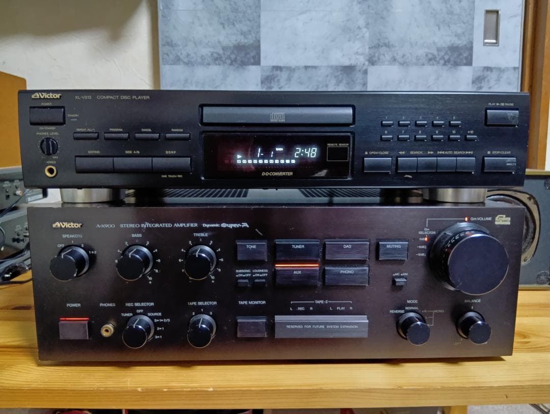 Victor プリメインアンプA-X900 & CDプレーヤーXL-V313