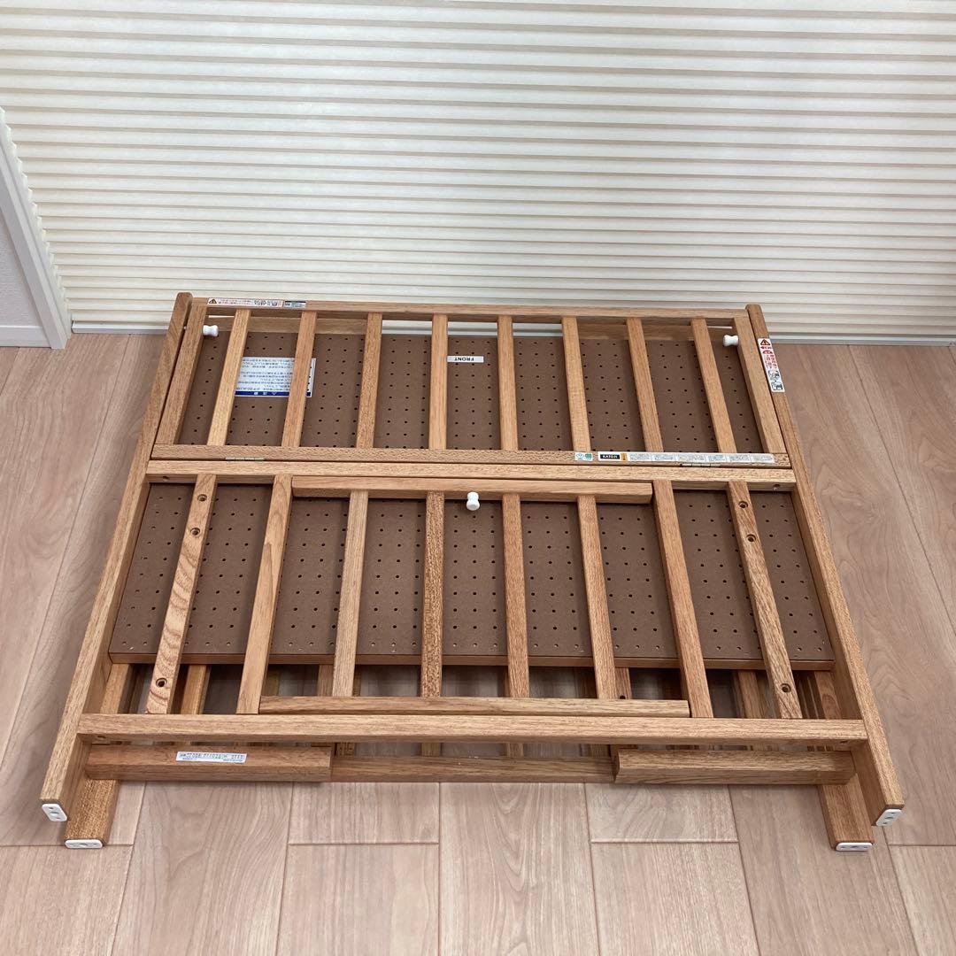 ミニベッド 木製 ベビーベッド キャスター付き