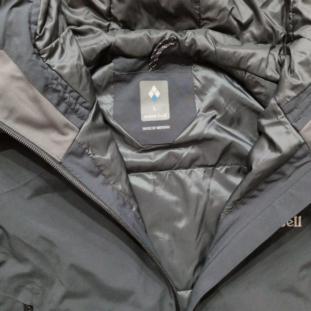 モンベル　mont-bell　パウダーステップ パーカ メンズ　L ブラック