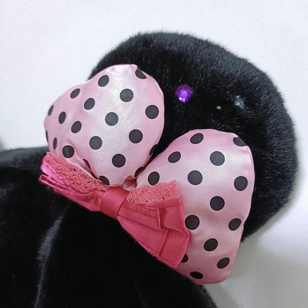 ディズニー ファンキャップ ミニーちゃん 黒 ピンク