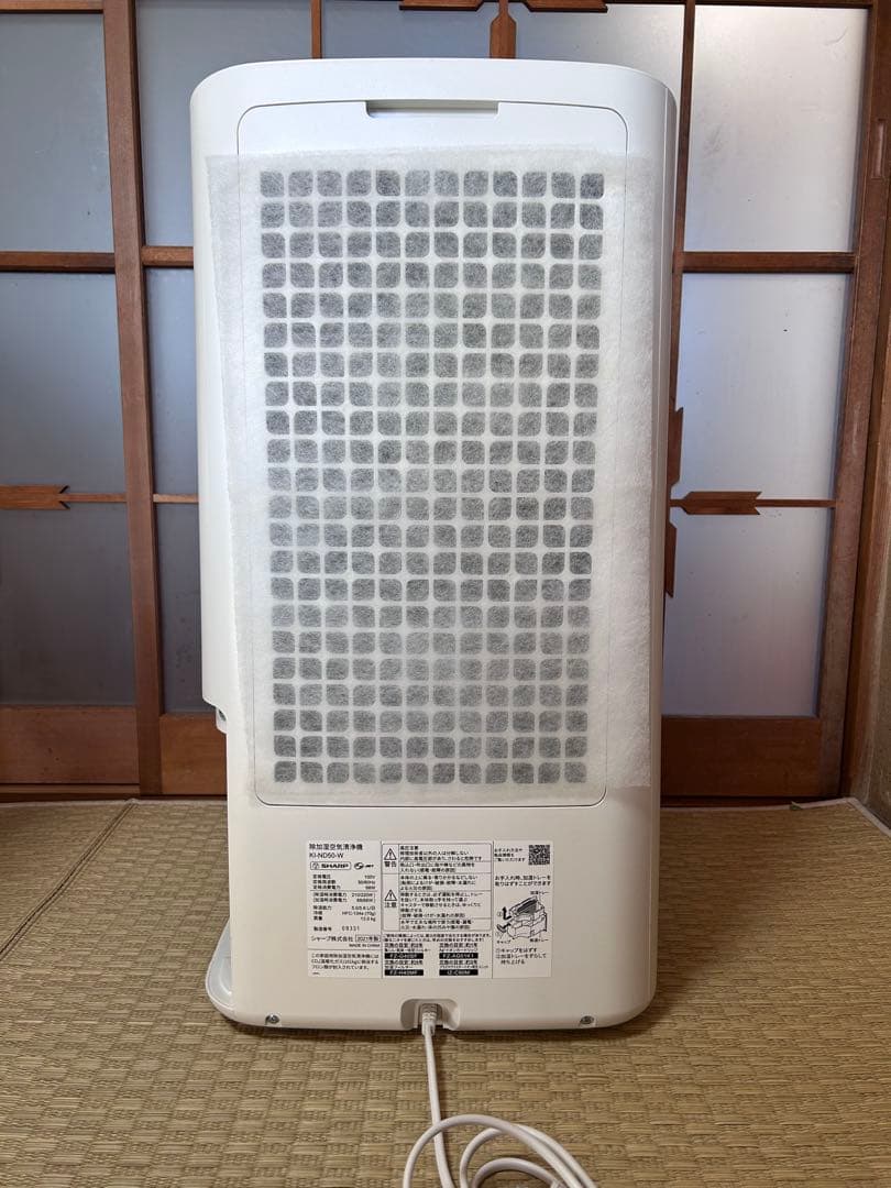 【除湿未使用】SHARP 除加湿空気清浄機　KI-ND50-W