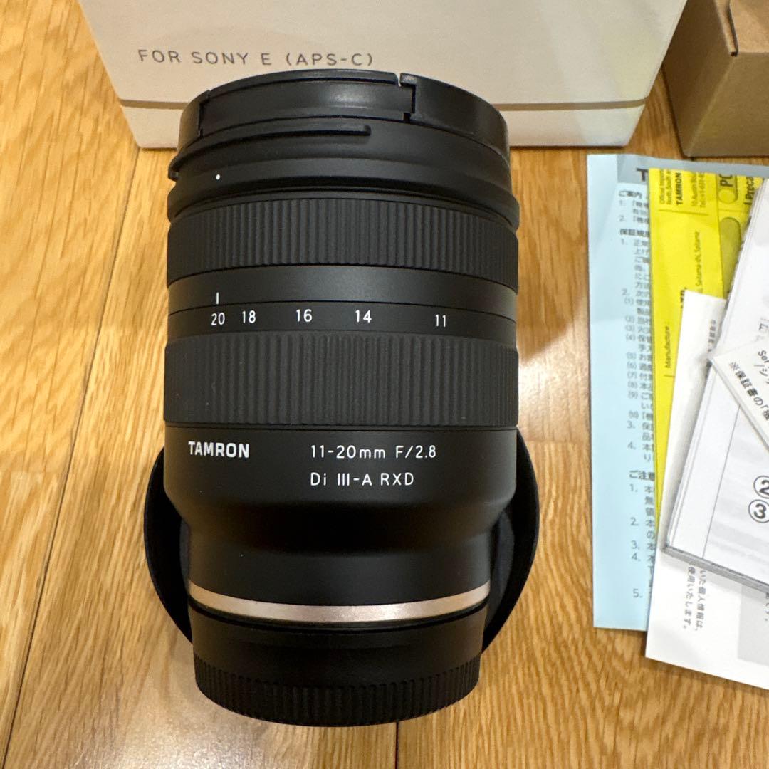 レンズ(ズーム) TAMRON 11-20mm F/2.8 Di III-A RXD