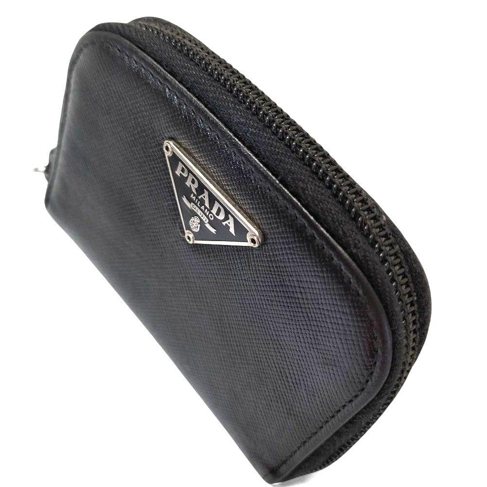 ケース サフィアーノ ラウンドファスナー 小銭入れ プラダ 三角ロゴ