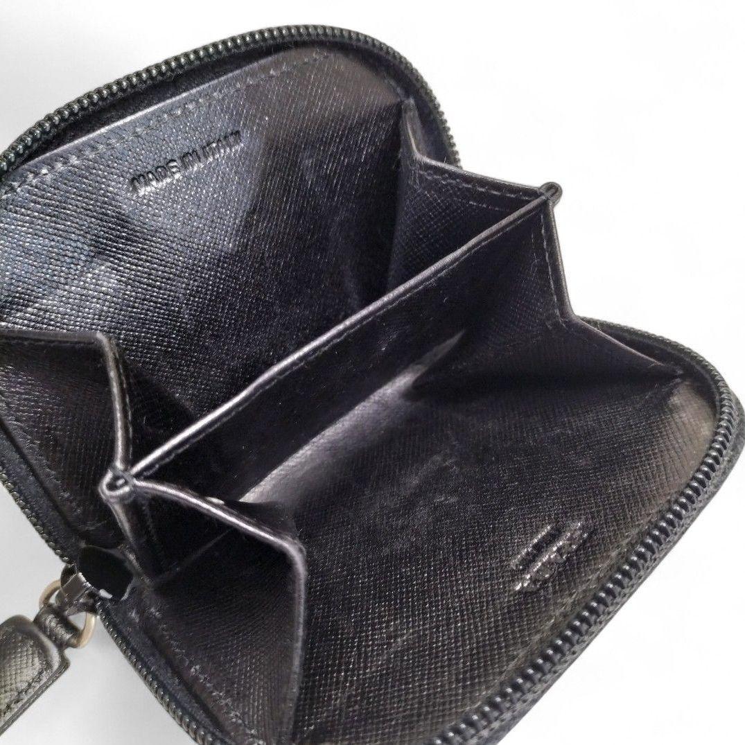 ケース サフィアーノ ラウンドファスナー 小銭入れ プラダ 三角ロゴ