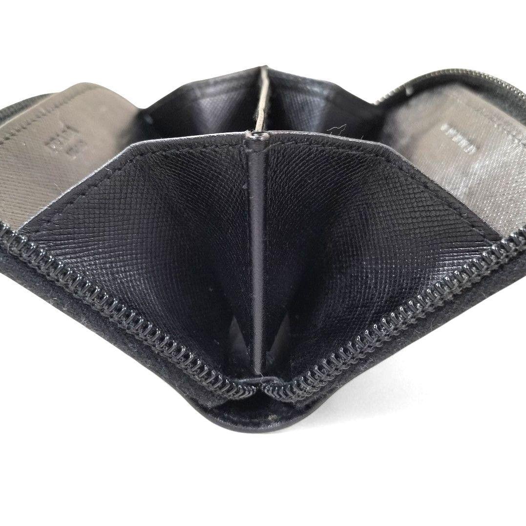 ケース サフィアーノ ラウンドファスナー 小銭入れ プラダ 三角ロゴ