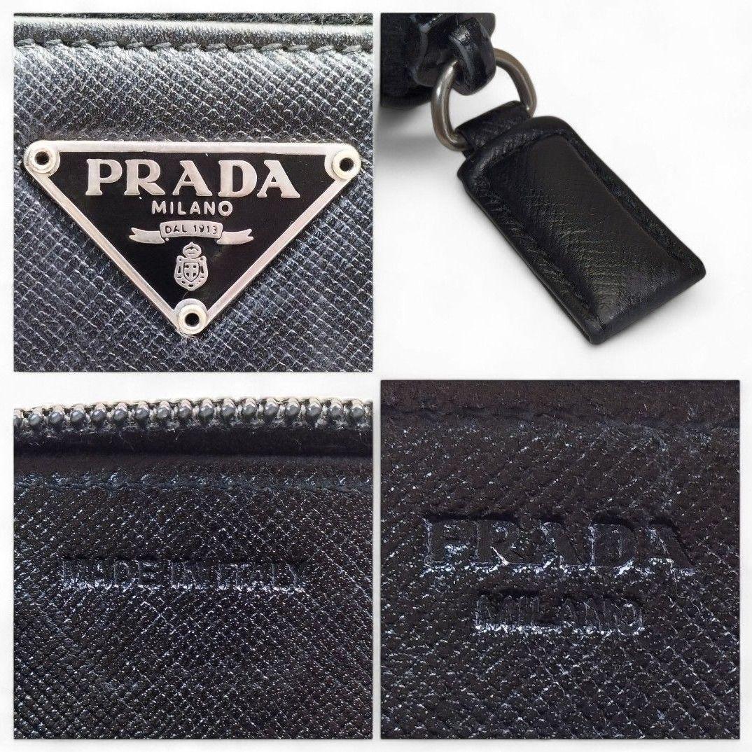 ケース サフィアーノ ラウンドファスナー 小銭入れ プラダ 三角ロゴ