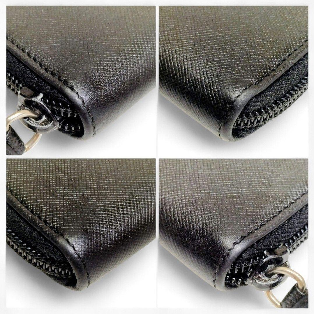 ケース サフィアーノ ラウンドファスナー 小銭入れ プラダ 三角ロゴ