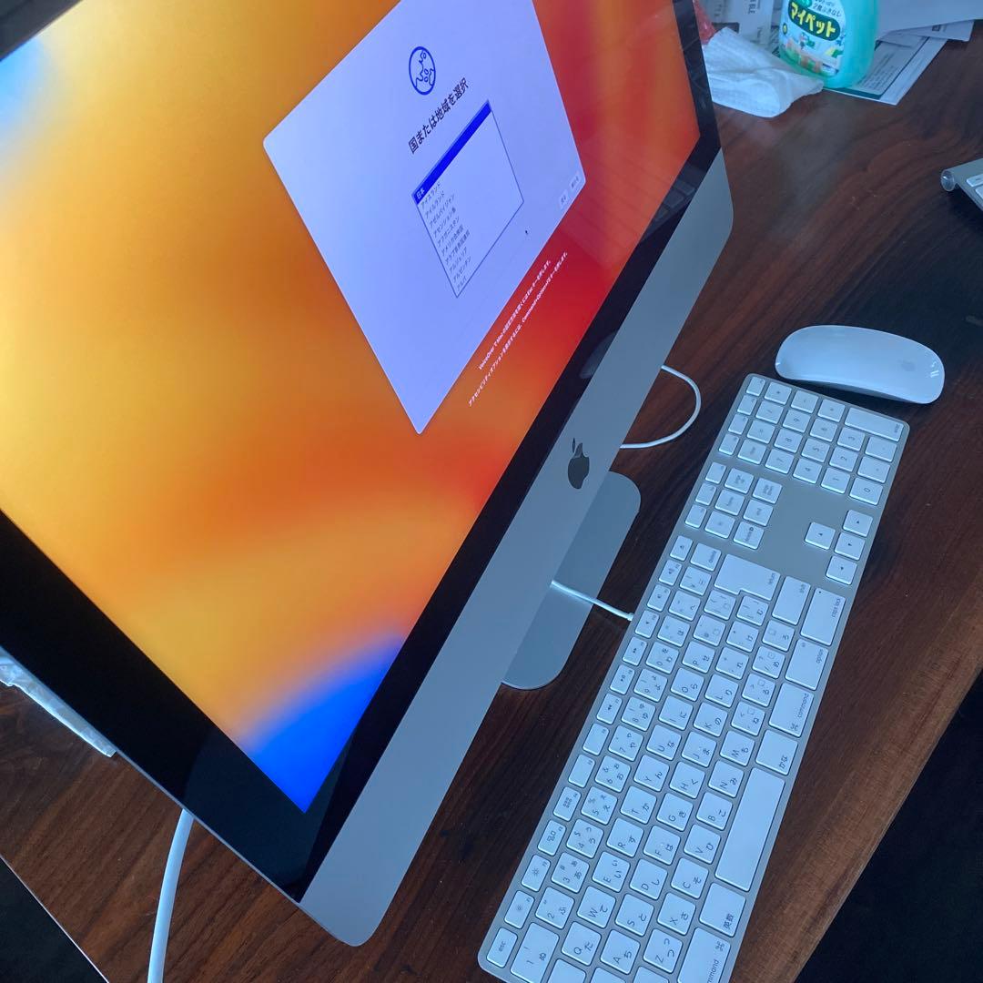 Apple iMac 2017 有線キーボード　ワイヤレスマウス付き