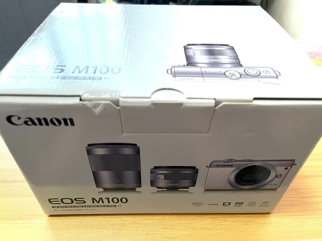 Canon EOS M100 ダブルズームキット ミラーレス一眼 ブラック