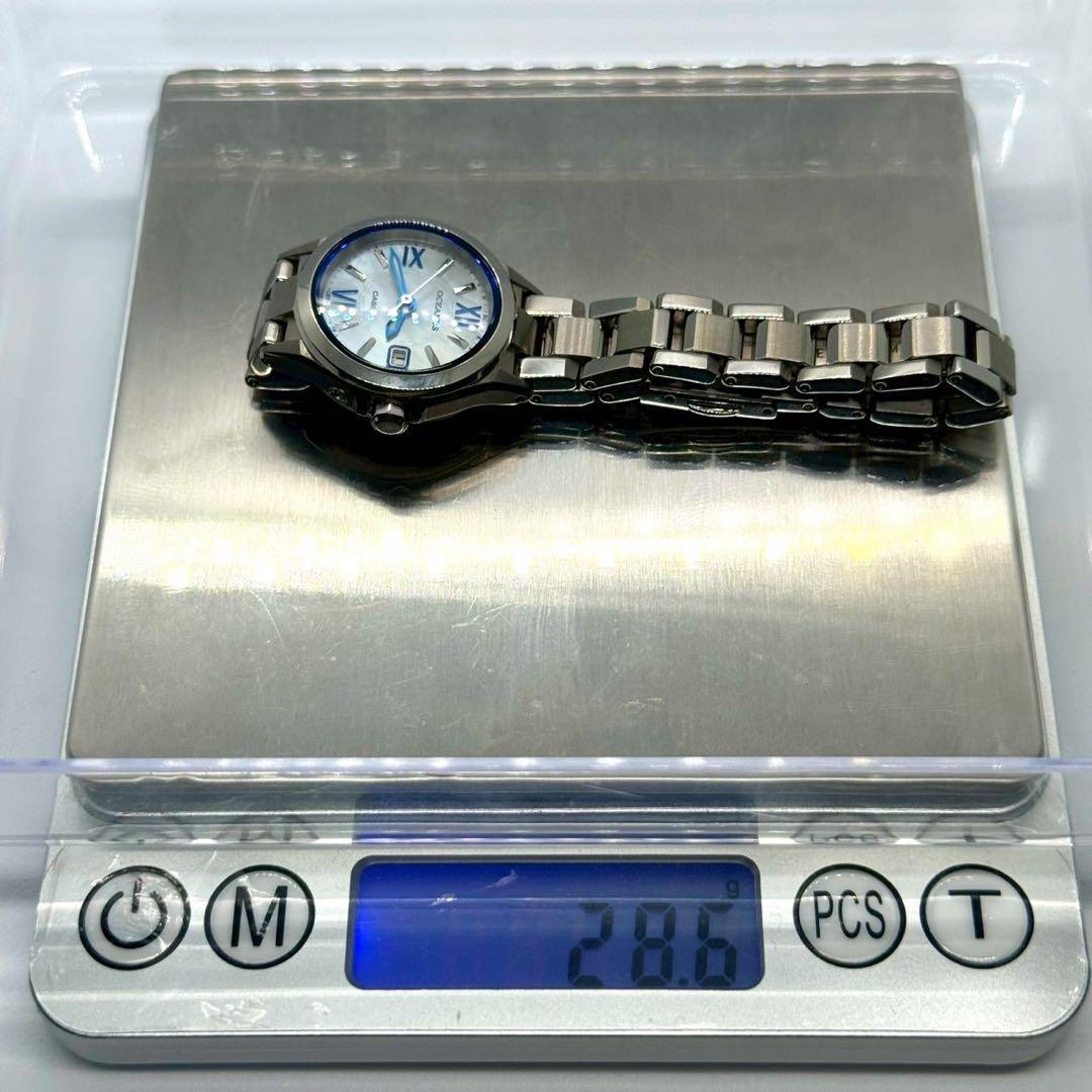 オシアナス OCW-70PJ-7AJF レディース 白蝶貝 ブルー 電波ソーラー