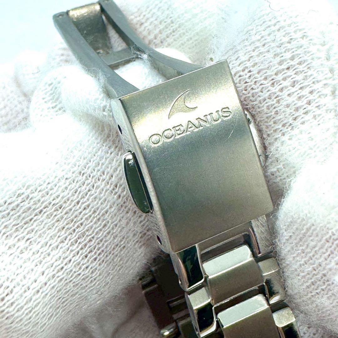 オシアナス OCW-70PJ-7AJF レディース 白蝶貝 ブルー 電波ソーラー