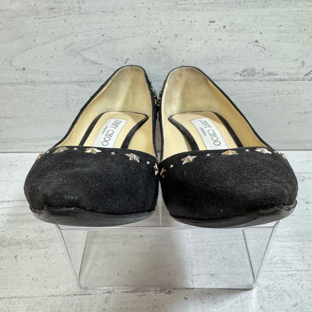 かわいい❤️おしゃれ❤️ジミーチュウ パンプス 黒 スエード 24.5