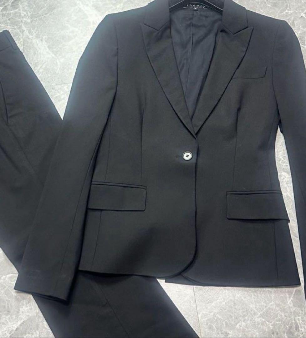 『ゆうき』セオリー　パンツスーツ　黒　4