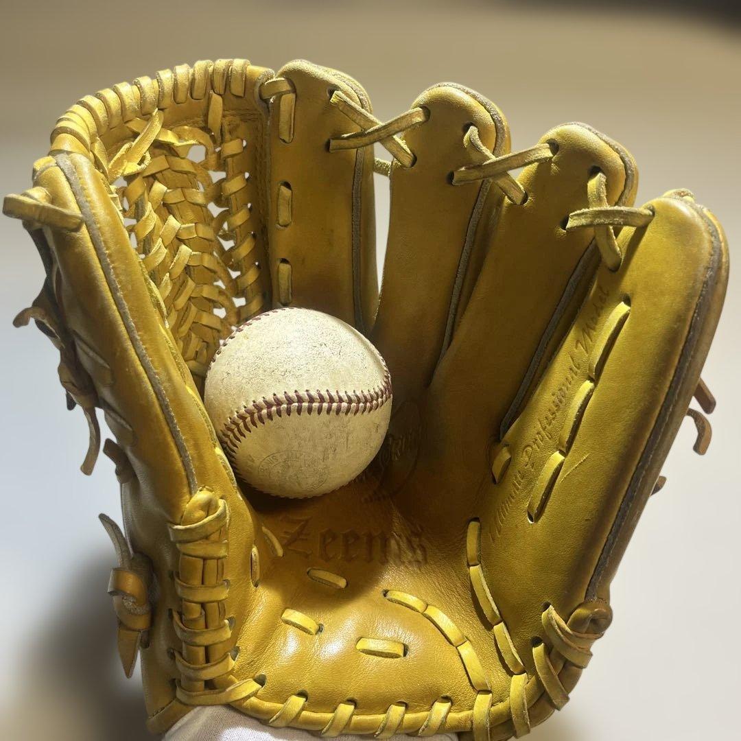 Zeems 少年硬式グローブ イエロー