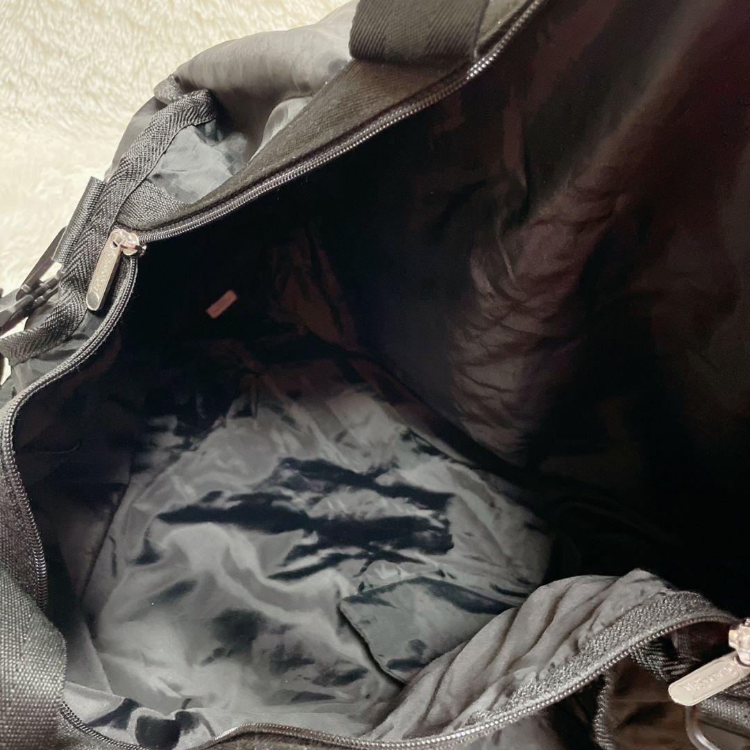 新品 レスポートサック ポーチ付き ブラック ボストンバッグ 2way