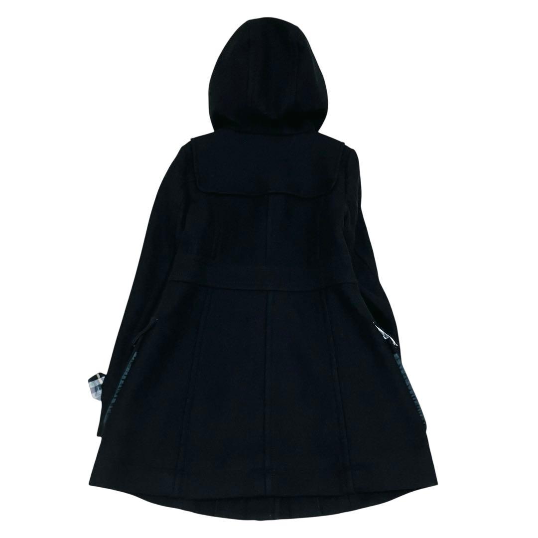 極美品✨バーバリーブルーレーベル アンゴラ ダッフルコート ノバチェック 38