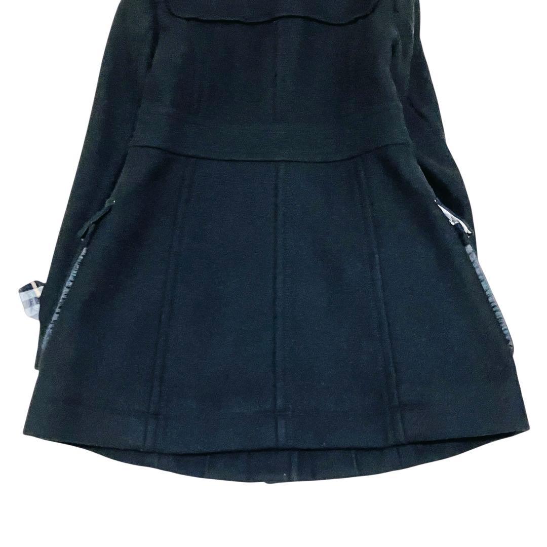 極美品✨バーバリーブルーレーベル アンゴラ ダッフルコート ノバチェック 38