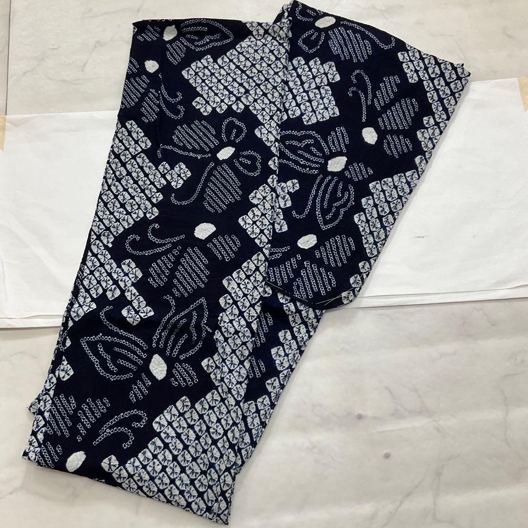 ２点購入者ページ有松鳴海絞り◆木綿◆総手絞り◆仕付け糸◆裄63丈158