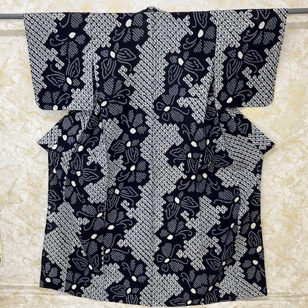 ２点購入者ページ有松鳴海絞り◆木綿◆総手絞り◆仕付け糸◆裄63丈158