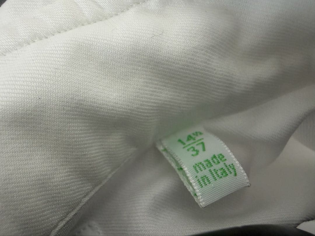 フイナモレ finamore シャツ 37 白 イタリア製