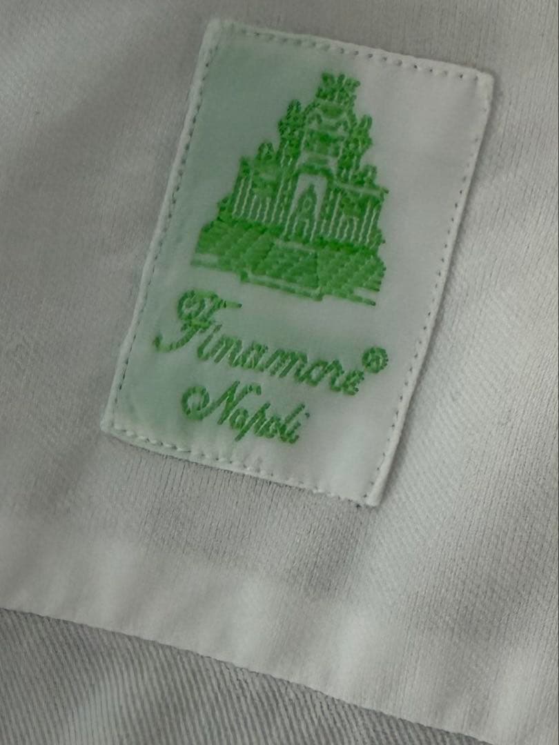 フイナモレ finamore シャツ 37 白 イタリア製