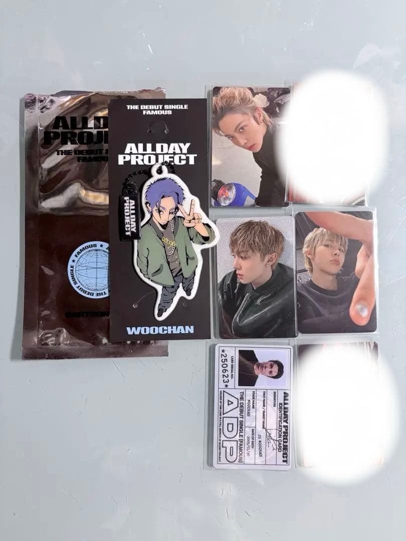 ALLDAY PROJECT ADP ウチャン セット　トレカ　カートゥーン