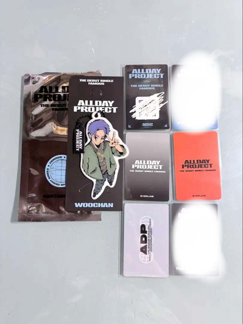 ALLDAY PROJECT ADP ウチャン セット　トレカ　カートゥーン