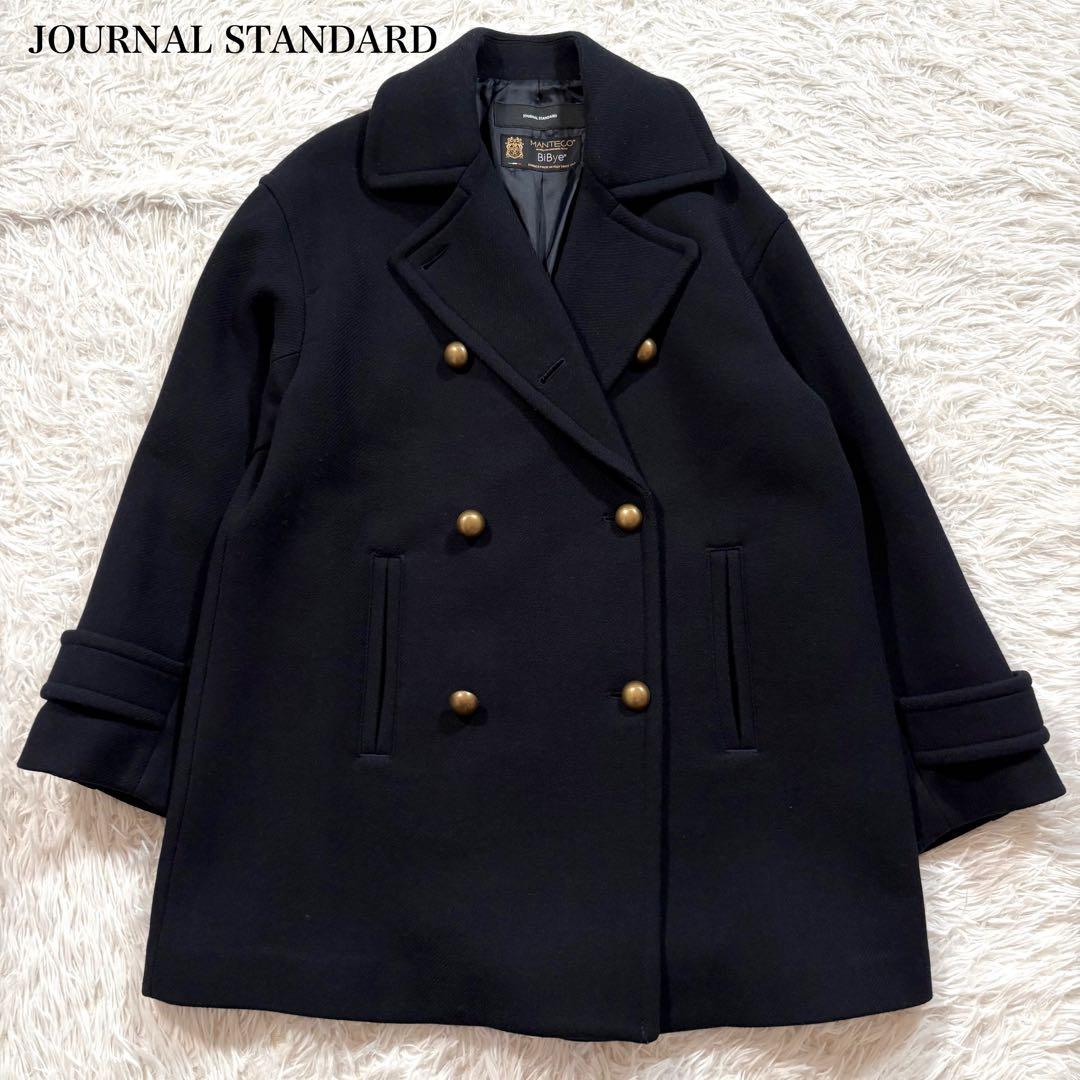 美品✨ジャーナルスタンダード　MANTECOダブルクロスPコート　38サイズ