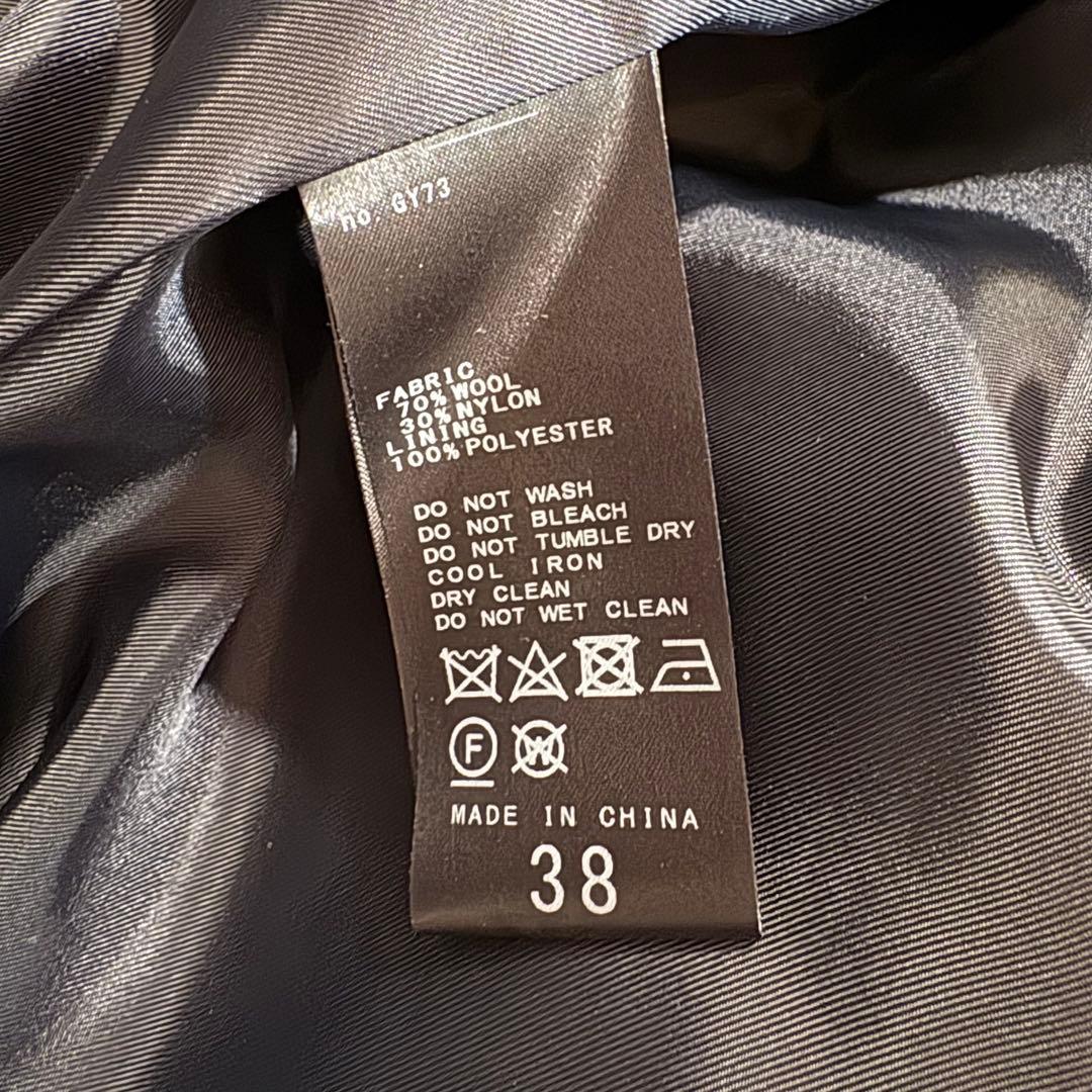 美品✨ジャーナルスタンダード　MANTECOダブルクロスPコート　38サイズ