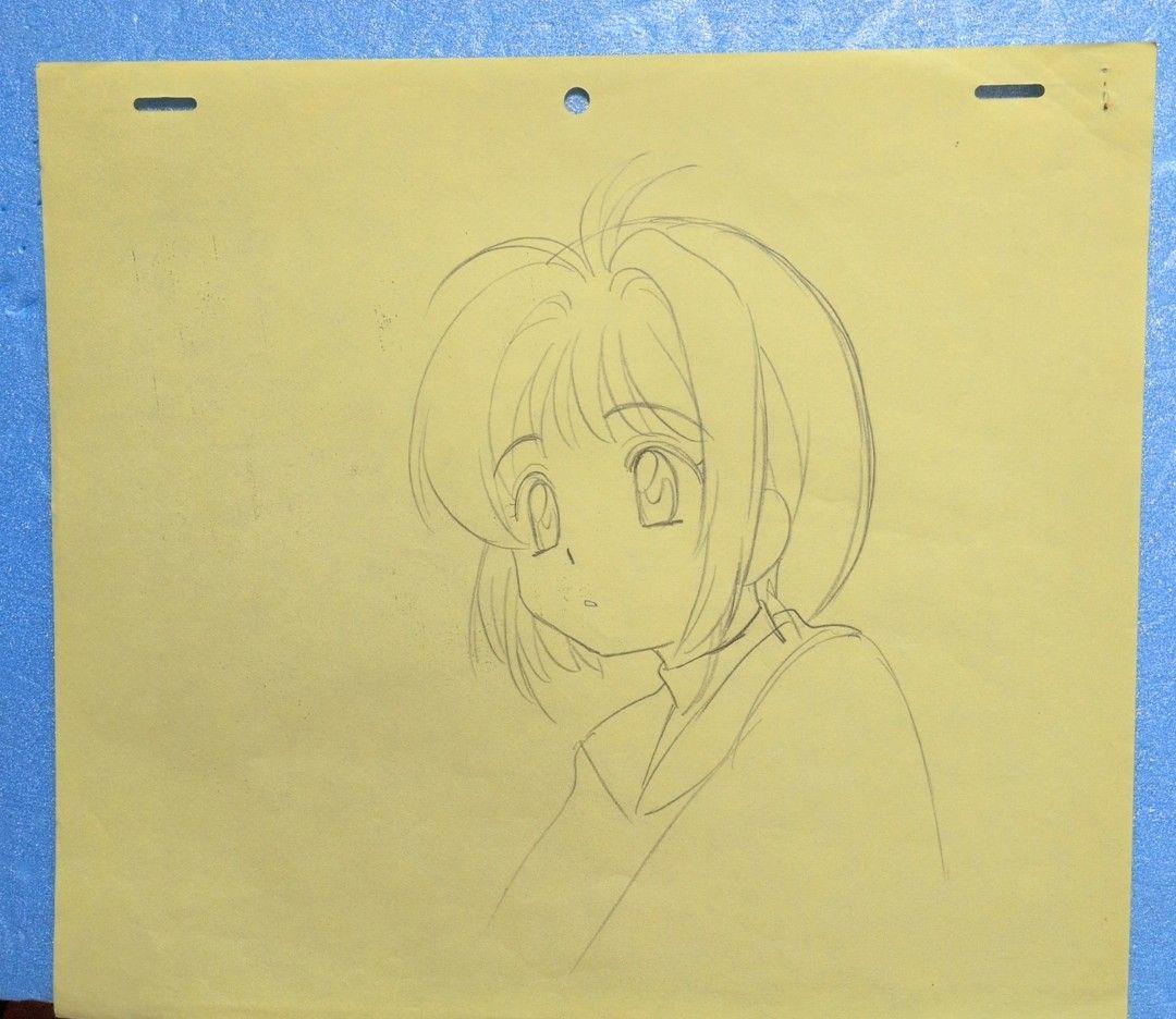 カードキャプターさくら セル画 原画セット合計5枚（直筆原画＆コピーレイアウト）