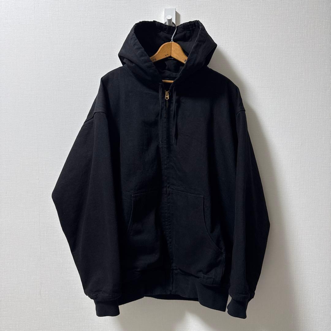 25AW COMOLI ブラックデニムジップパーカ 3