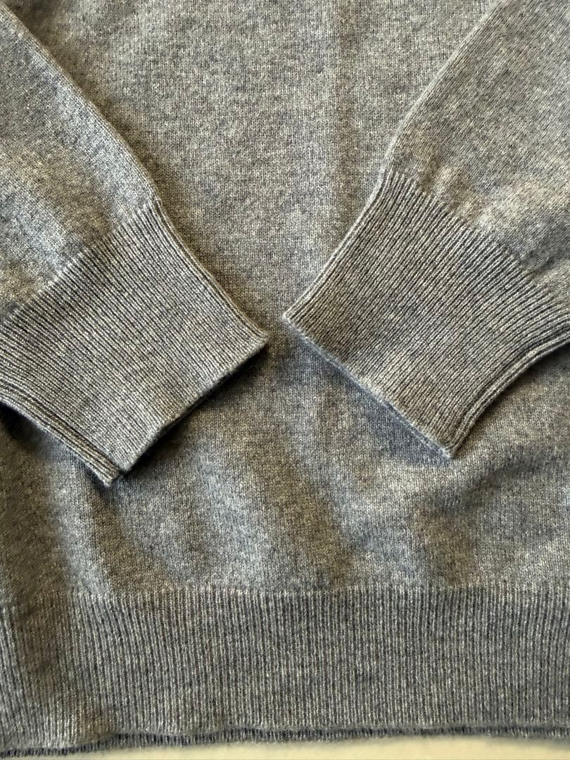 バフィー ニット カシミヤ モックネック ハイゲージ 12ゲージ