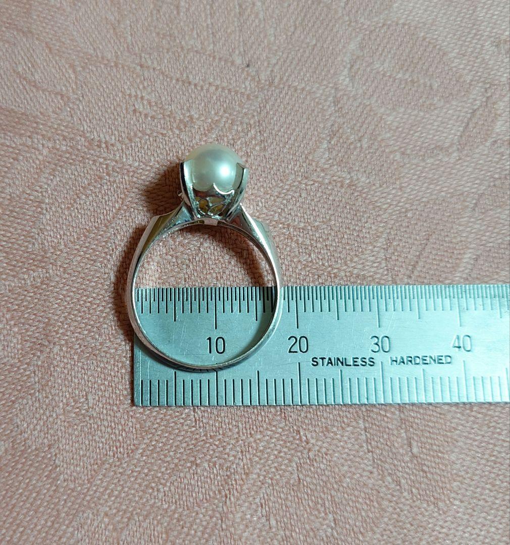 Pt900 パール リング