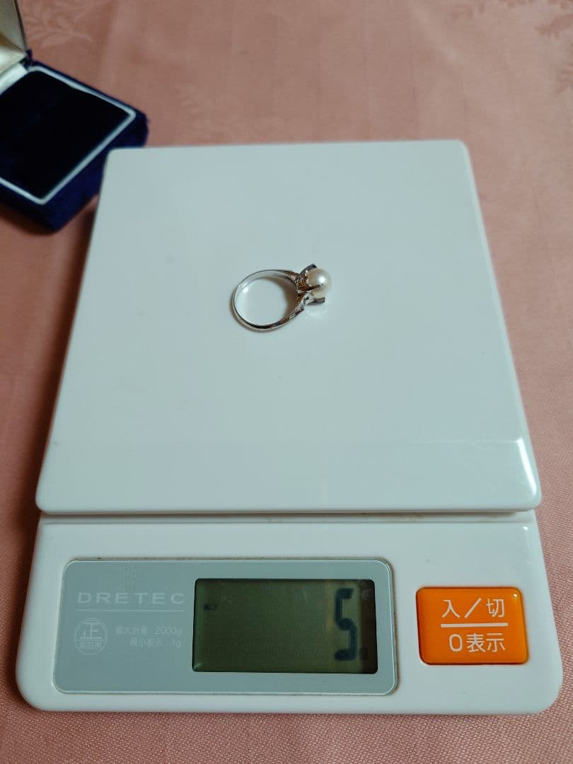 Pt900 パール リング