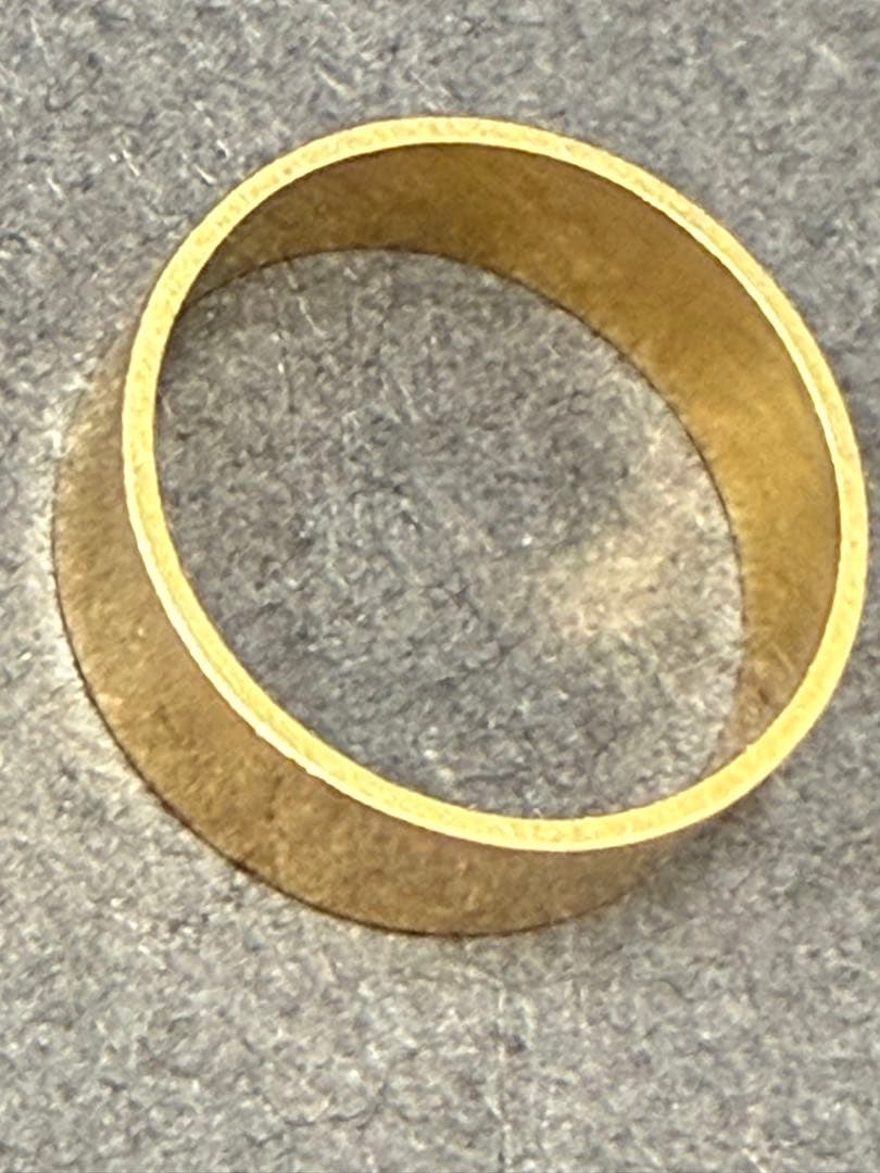 K18 平打ちリング 3.6g 約11号