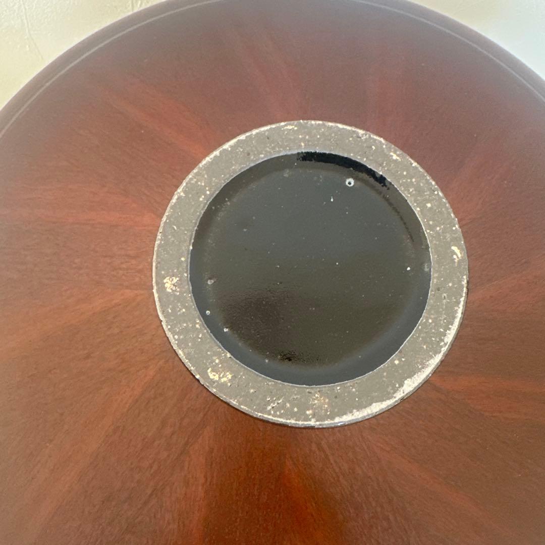 新品未使用　角掛 政志　カトラリースタンド黒釉