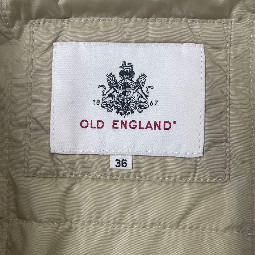 【極美品】　オールドイングランド　ダッフルコート　グレー　ヘリンボーン 36